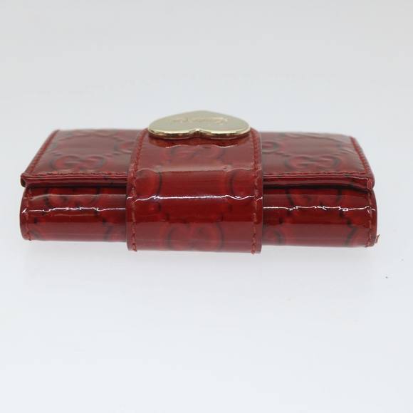 GUCCI GG Canvas Key Case Red 203551 Auth am5144 - Picture 6 of 16